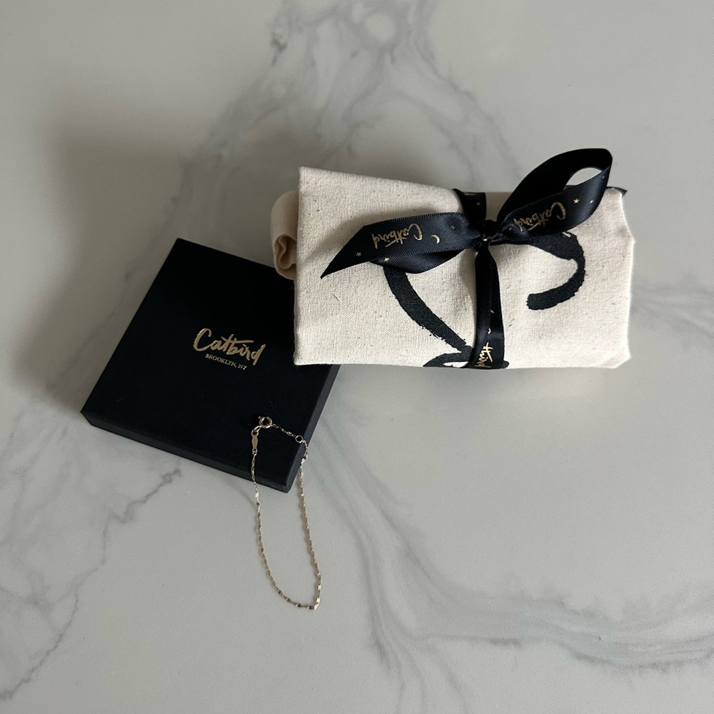 Catbird Yellow Gold Tinsel Bracelet